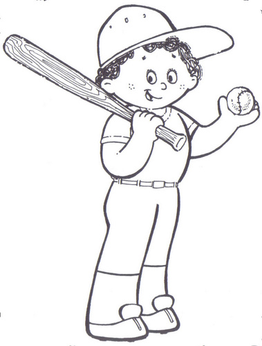 Baseball kolorowanki